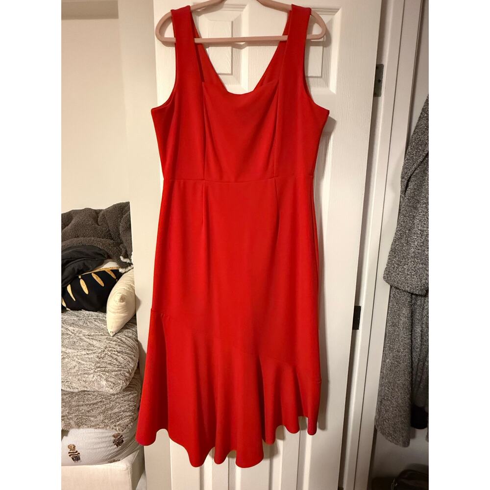 Sharagano Red Dress size 16 - Picture 1 of 5